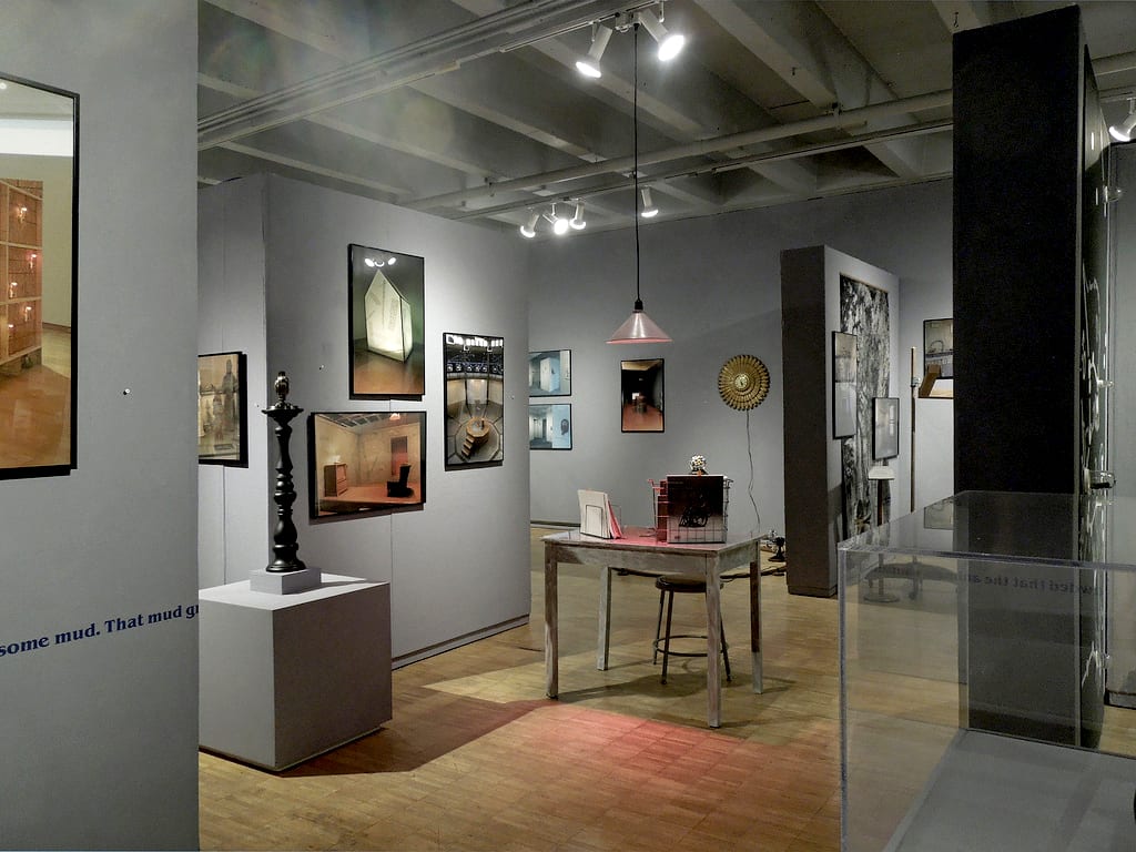 Installation view of Retrospectacle, Lawton Gallery, University of Wisconsin-Green Bay, 2017