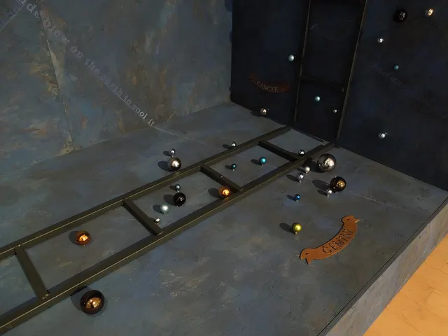 Cosmogony 2.1: floor detail with Gemini constellation