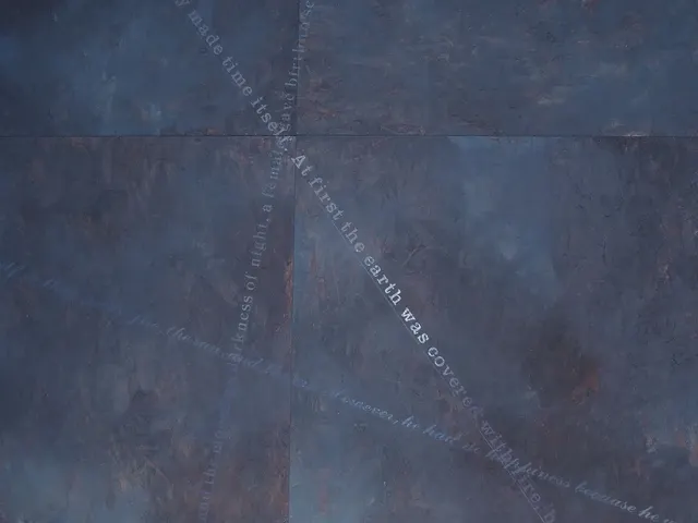 Cosmogony 2.1: back wall origin story texts: detail