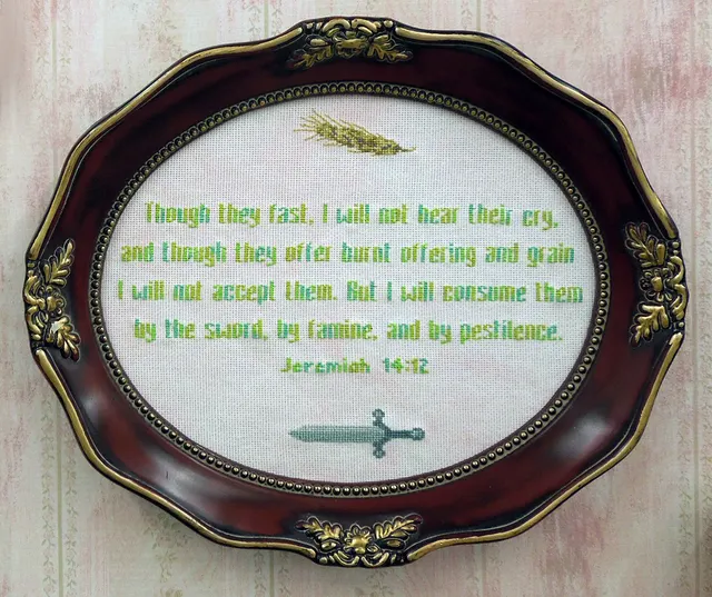 Miasma IV: Contagion 1: Biblical embroidery