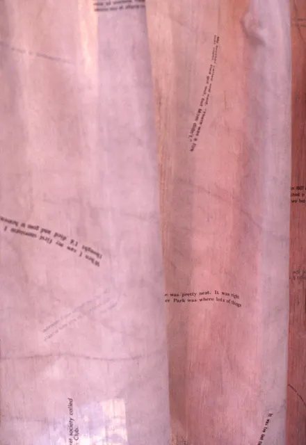 Mneme XVII: There's No Place Like Home: curtain detail