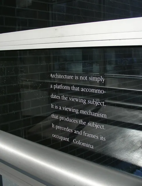 Mneme XXXI: Dwelling in the Plan: section 1A (Window) detail: architecture as “...a viewing mechanism that produces the subject.” (Colomina)