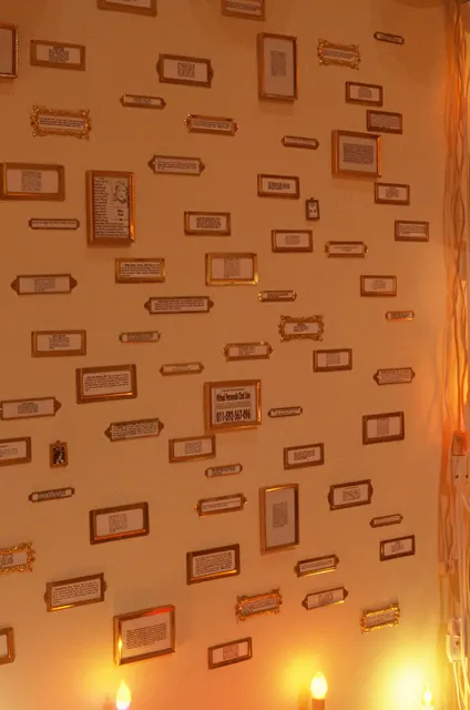 Surveying Desire II: Prospect & Refuge: votive wall: personal ads