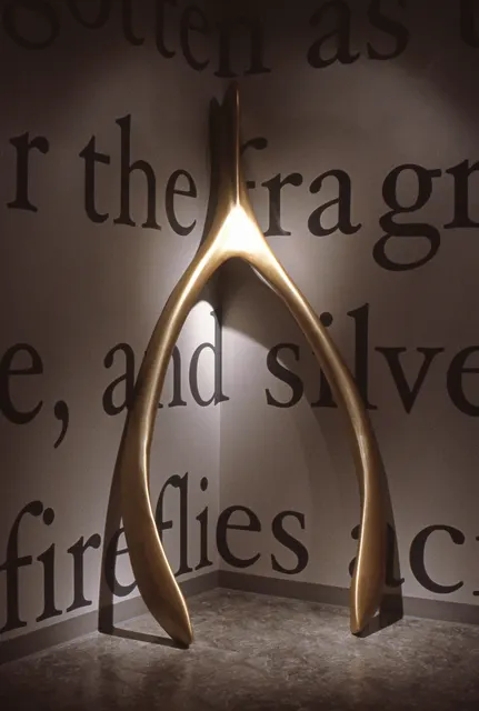Surveying Desire XII: Fictions: nine-foot golden wishbone