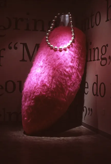 Surveying Desire XII: Fictions: nine-foot rabbit's foot with beaded chain