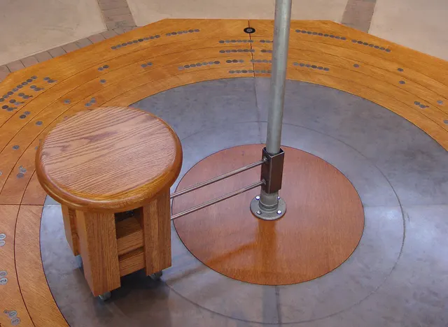 Surveying Desire XIII: Observatory: platform top with tethered stool on steel ring